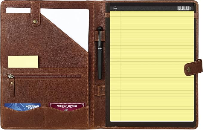 KomalC Leather Portfolio Folder by KomalC