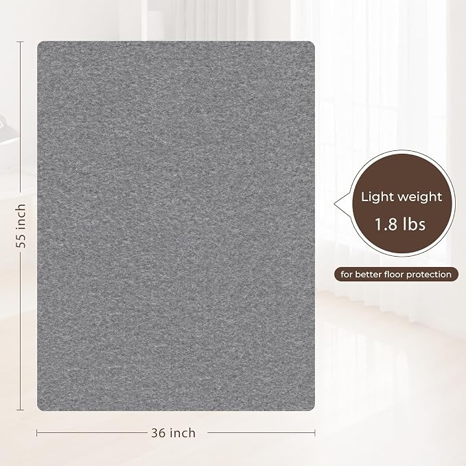 Office Chair Mat, Hard Floor Chair Mat Suitable - Image 5
