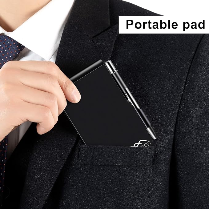 Metal Small Notebook, Mini Notepad, Small Pocket Notepad Aluminum Note Case - Image 5