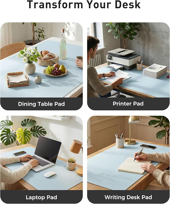 Aothia Faux Leather Desk Mat - Image 6