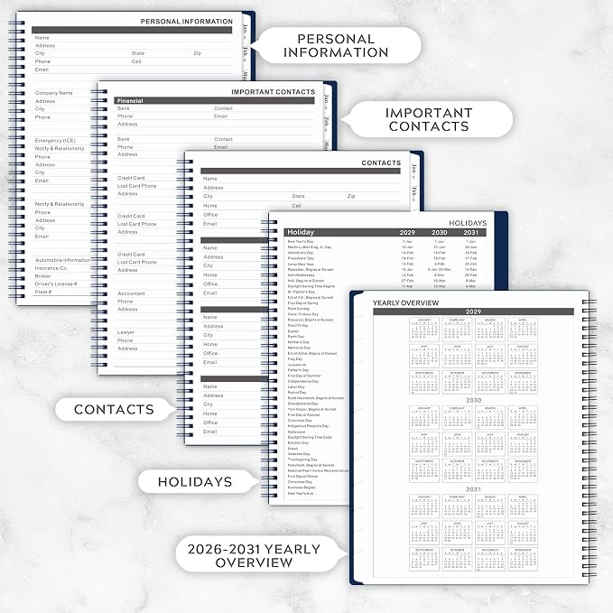 2026-2031 Monthly Planner/Monthly Calendar - Image 4