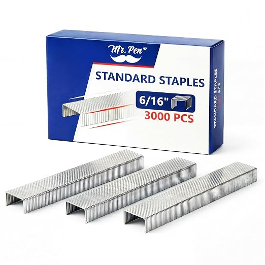 Mr. Pen- Staples for Staple Gun, 3000 Staples, 5/16 inch, 8mm | Light Duty by MrPen