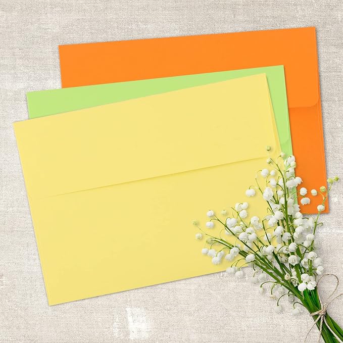 Granhoolm 50 pack 4x6 Envelopes, A6 Invitation Envelopes 6.5 x 4.75 - Image 5