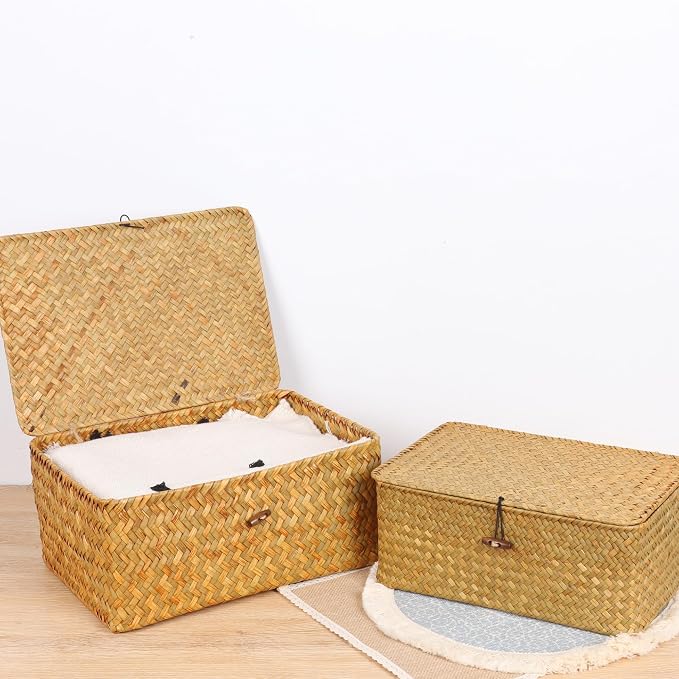 FEIALNDUO Wicker Shelf Baskets - Image 6