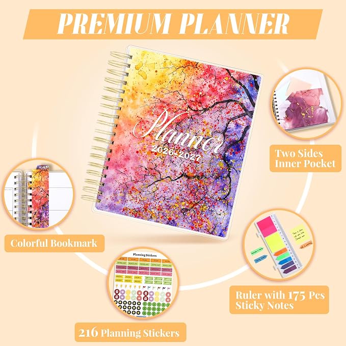 Planner 2026-2027, Large 18 Months Academic Daily Weekly Monthly Planner Yearly - Image 2