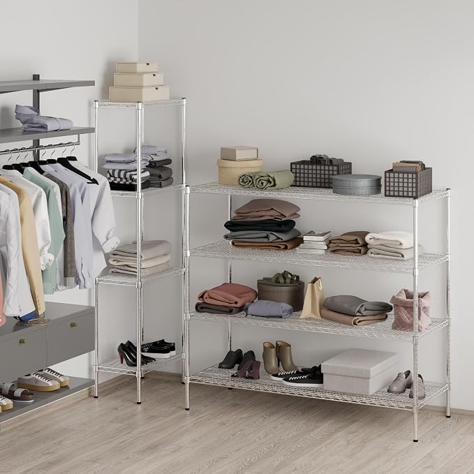 Regal Altair 24" Deep x 60" Wide x 54" Height Wire Shelving Kit | 4-Tier | NSF - Image 7