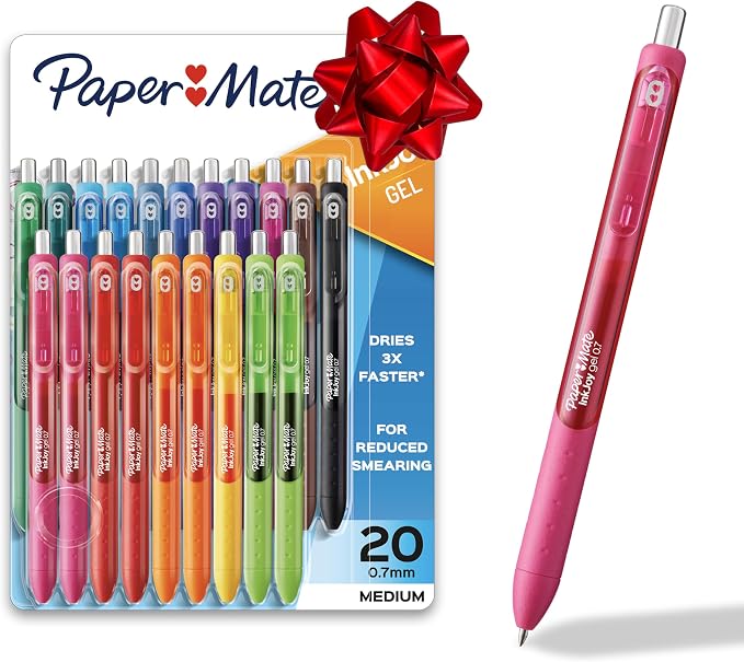 Paper Mate InkJoy Gel Pens, Medium Point, Teacher Essentials, Journaling by Unknown