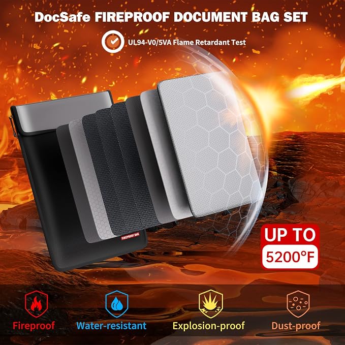 DocSafe Fireproof Document Bag - Image 2