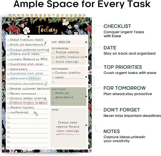 Taja To Do List Notepad - Image 2