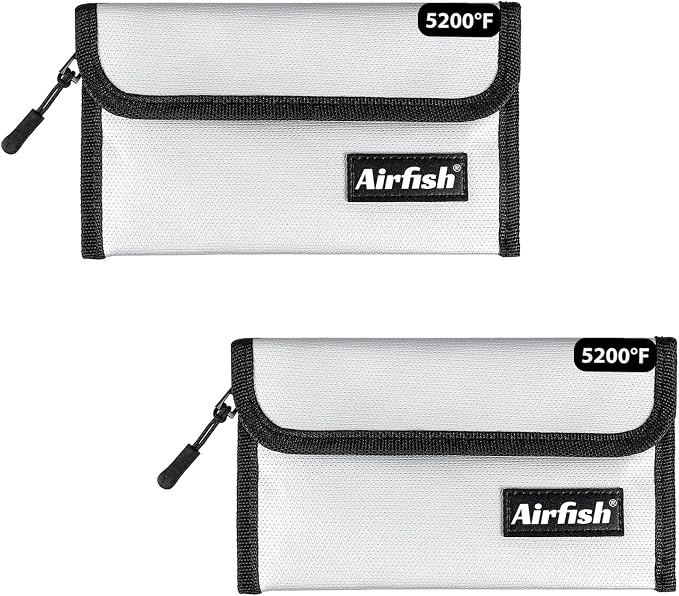 Fireproof Money Wallet, 5 x 8 inches, Waterproof Cash Wallet - Image 8