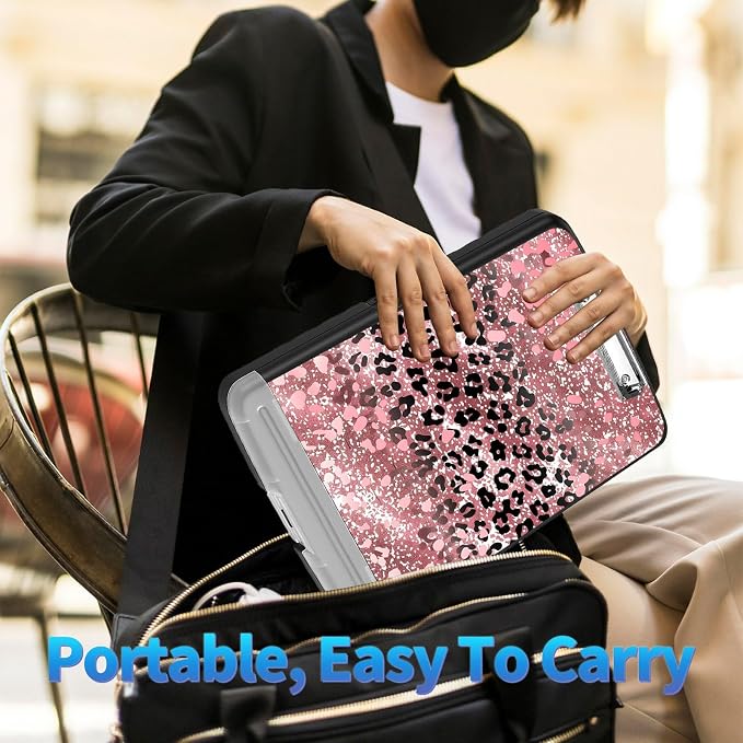 Clipboard with Storage, 8.5x11 High Capacity Nursing Clipboards with Pen Holder - Image 5