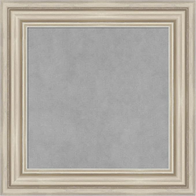 Amanti Art Silver Framed Magnetic Board 22x22 Small Vision Board by AmantiArt