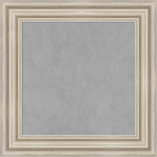 Amanti Art Silver Framed Magnetic Board 22x22 Small Vision Board by AmantiArt