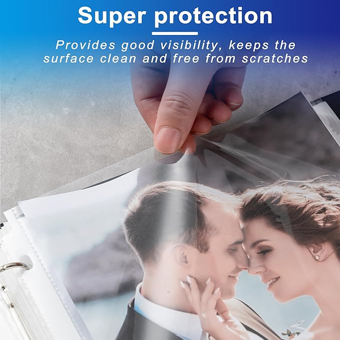 Aegero 130 Pack Clear Sheet Protectors, 8.5 x 11 inch Page Protectors - Image 5