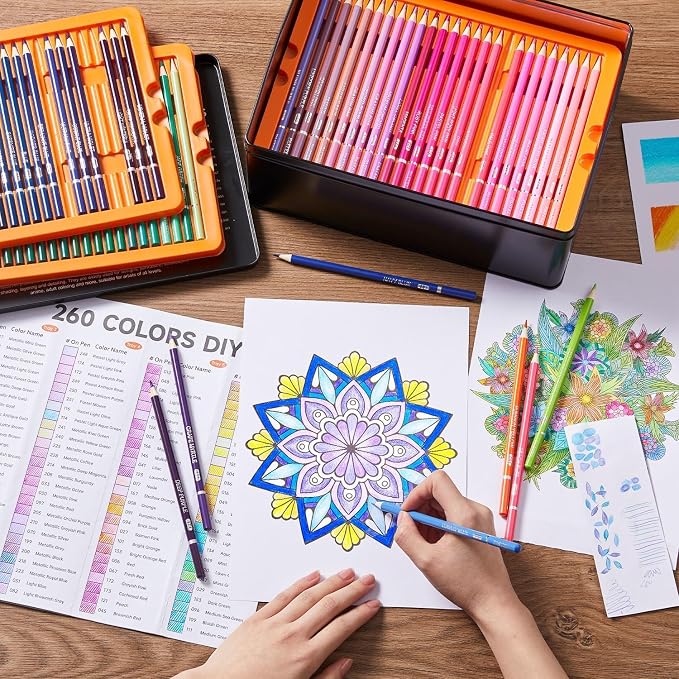 Shuttle Art 260 Coloring Pencils - Image 2