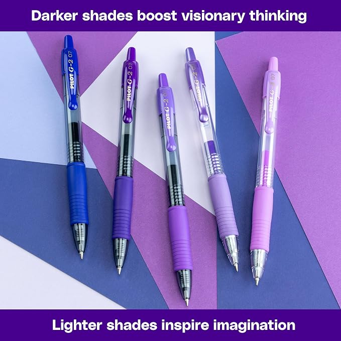 Pilot G2 Premium Gel Roller Pens, G2 Boost Purple Pens Pack, The Colors of - Image 5