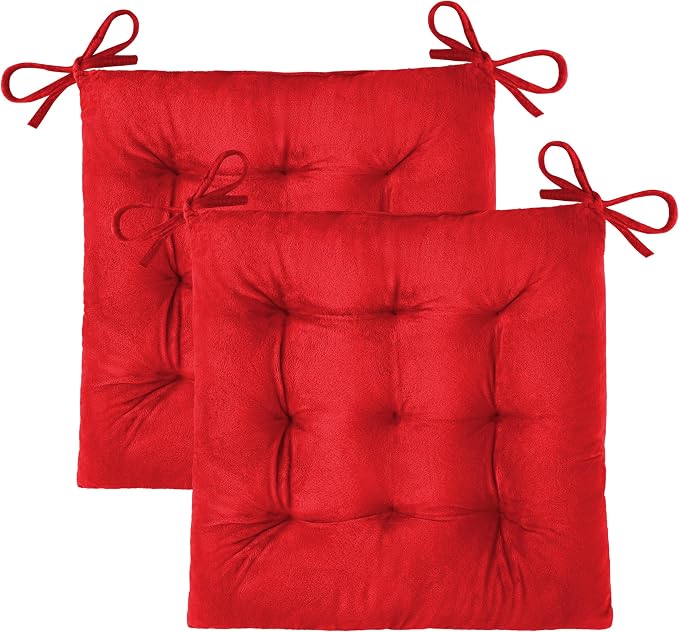 OVOV 2 Pack Chair Cushions for Dining Chairs Soft Seat Cushions for Kitchen by OVOV