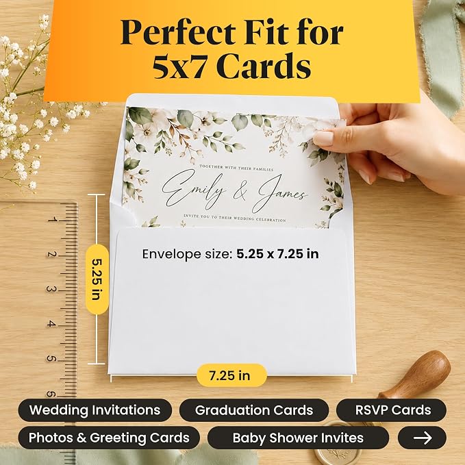 5x7 Envelopes for Invitations - Image 3