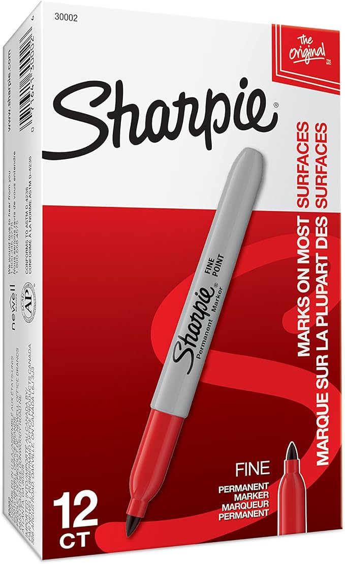 Sharpie Permanent Markers, Fine Tip, Quick Drying, Fade Resistant, - Image 7