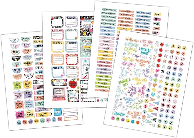 Teacher Created Resources Cool for School Teacher Plan Book - Image 2