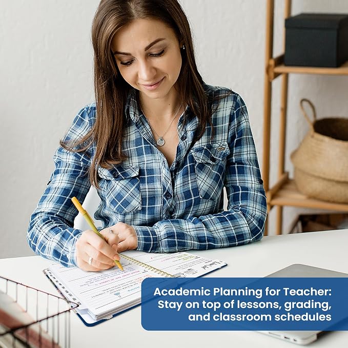 Planner 2026–2027, Academic Monthly Weekly Spiral Calendar, July 2026 – June - Image 7