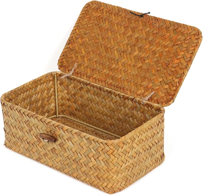 FEIALNDUO Wicker Shelf Baskets by FEILANDUO