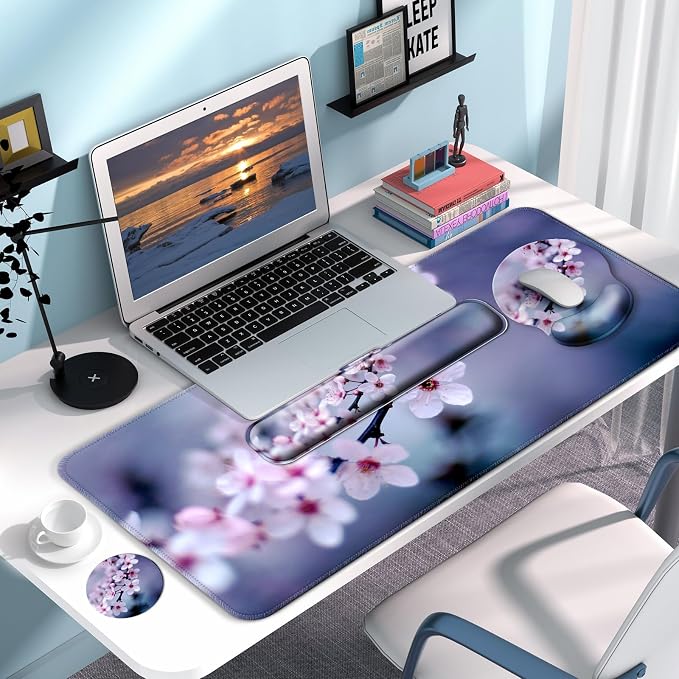 Desk Mat Set + Keyboard and Mouse Pad - Image 3