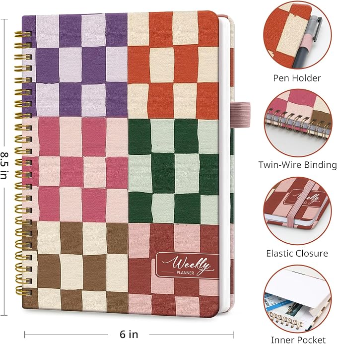 Taja Undated Weekly Planner, Weekly To Do List Notebook - Image 3