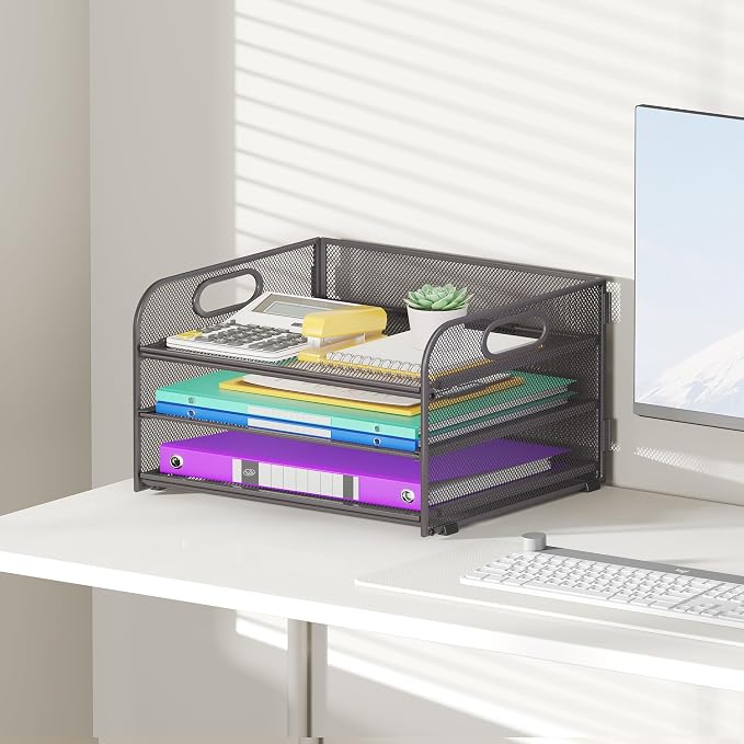 Cawukege 3 Tier Paper Organizer - Image 5