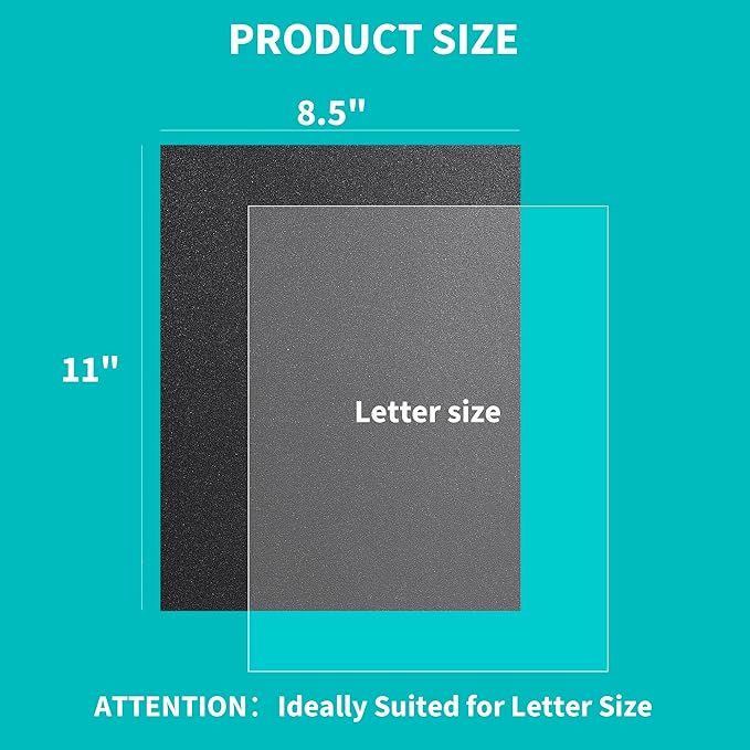 Binditek 200 Pack Binding Covers and Backs Set, 8.5 x 11 Inches, 100 Clear PVC - Image 3