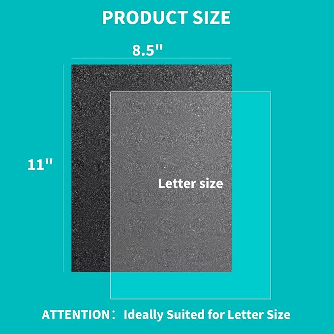Binditek 200 Pack Binding Covers and Backs Set, 8.5 x 11 Inches, 100 Clear PVC - Image 3