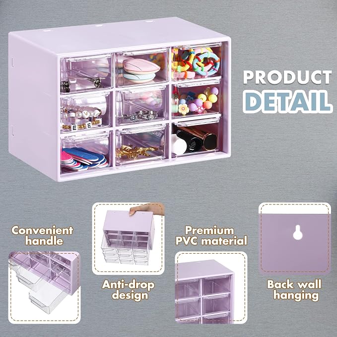 Amyhill 6 Pcs Mini Drawer Organizer Small Organizer - Image 3