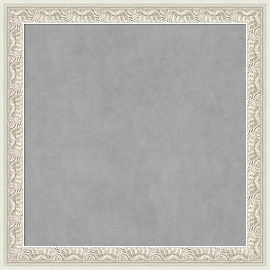 Amanti Art Silver Framed Magnetic Board 14x14 X-Small Vision Board by AmantiArt