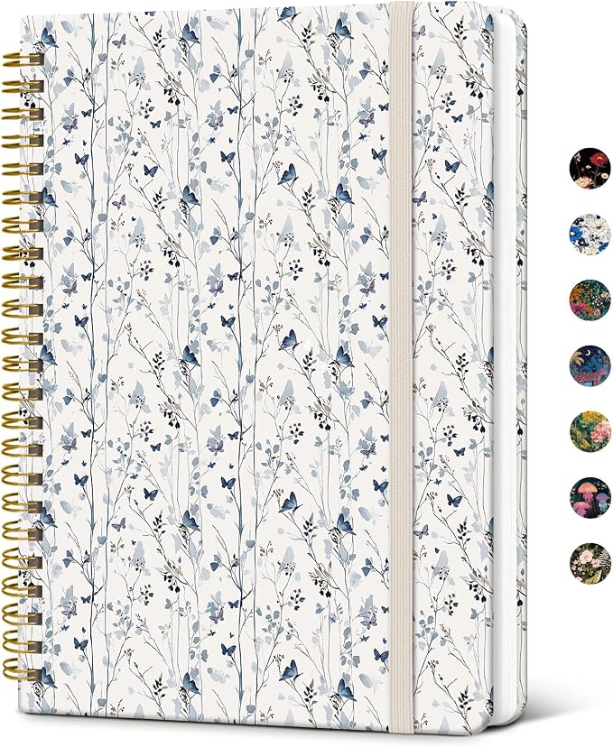 Taja Lined Spiral Notebook Journal by Taja