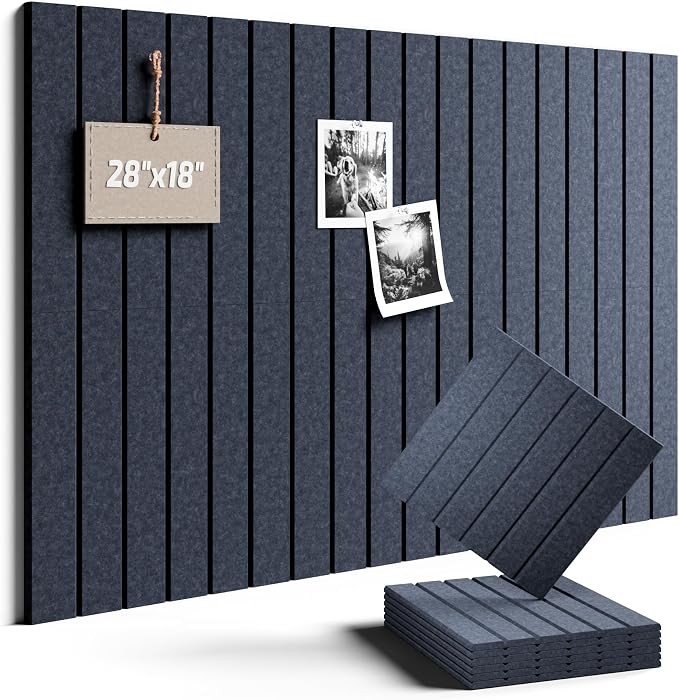 Felt Bulletin Board Tiles -28"x18" by FLUXYNARA