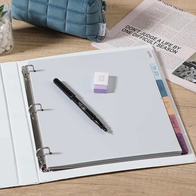 Mr. Pen- Dividers for 3 Ring Binder, 2 Sets, 6 Pack/Set, Binder Dividers - Image 7
