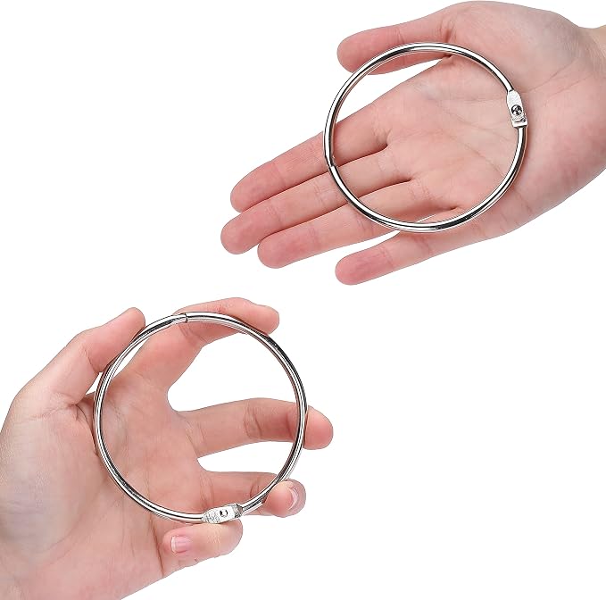 Mr. Pen- Loose Leaf Binder Book Rings, 3 Inch, 10 Pack | Metal Binder Rings - Image 7