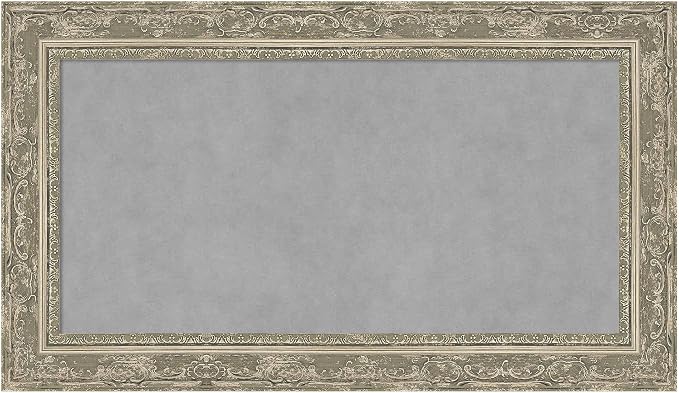 Amanti Art Silver Framed Magnetic Board 16x28 Small Vision Board by AmantiArt