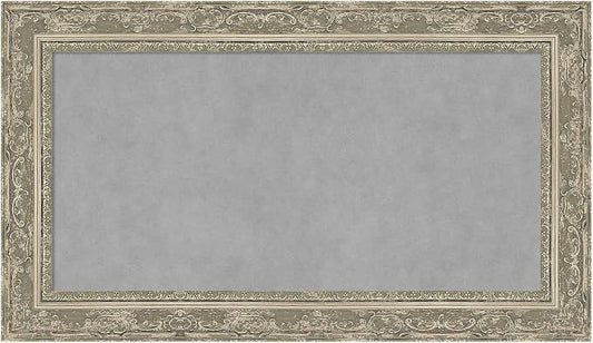 Amanti Art Silver Framed Magnetic Board 16x28 Small Vision Board by AmantiArt