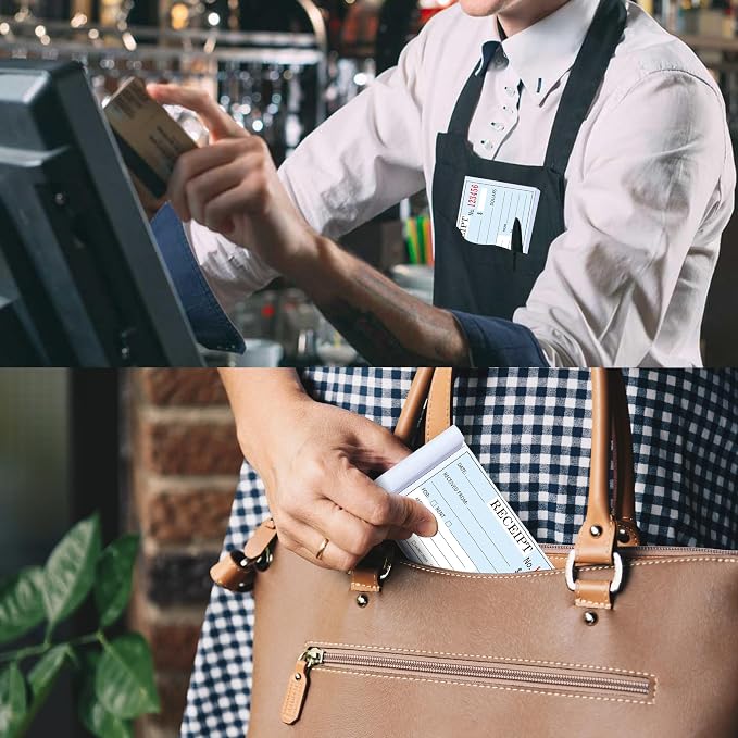 2 Packs Receipt Book with Carbon Copies, Receipt Book - Image 6