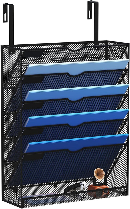 GDINDINFAN 6-Tier Hanging File Organizer Office Cubicle Accessories by GDINDINFAN