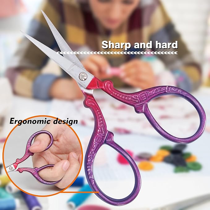 3.6 inch Sewing Crafting Scissors Stainless Steel Embroidery Scissors - Image 4
