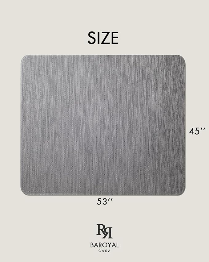 Baroyal Office Chair Mat for Hardwood Floor Under Desk Computer Rolling Chair - Image 6