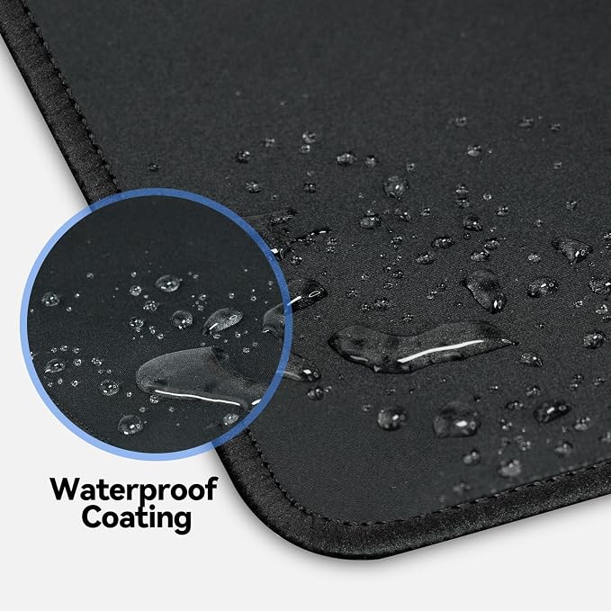 TECKNET 2 Pack Mouse Pad with Anti-fray Stitchin, Waterproof Surface & Non-Slip - Image 3
