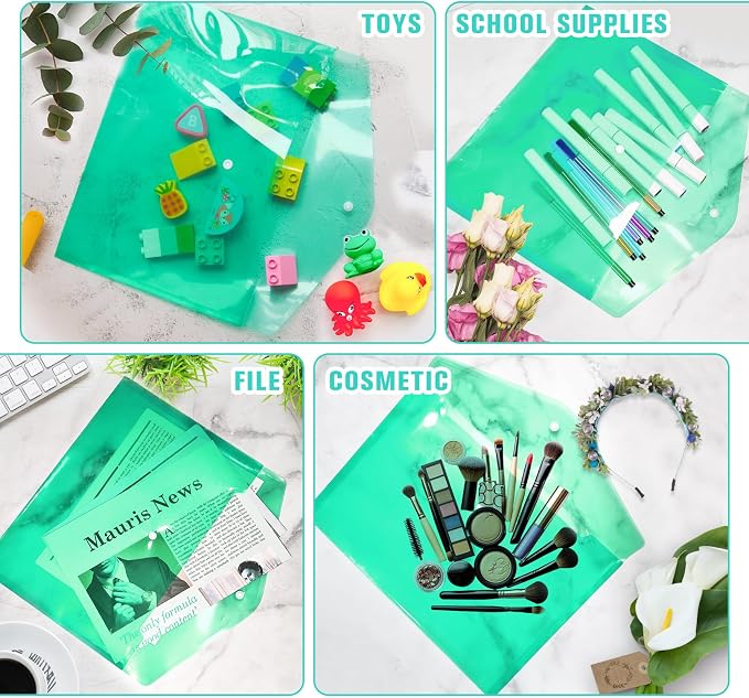 24 pcs Plastic Filing Envelopes - Image 5