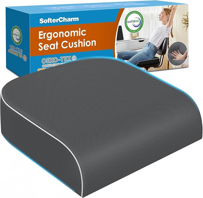 Seat Cushion, Memory Foam Office Chair Cushions by Unknown