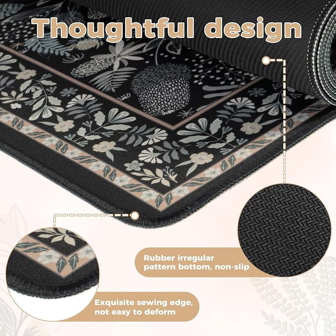 iCasso Black Desk Mat, Big Mouse Pad - Image 5