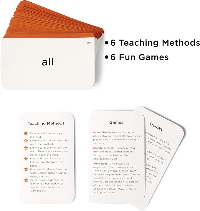 Award-Winning Pre-K Sight Words Flash Cards – 100+ Dolch & Fry High-Frequency - Image 6