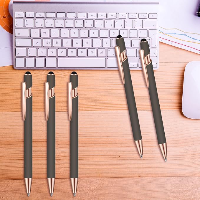 6 Pcs Blue Ink Ballpoint Pen - Image 5