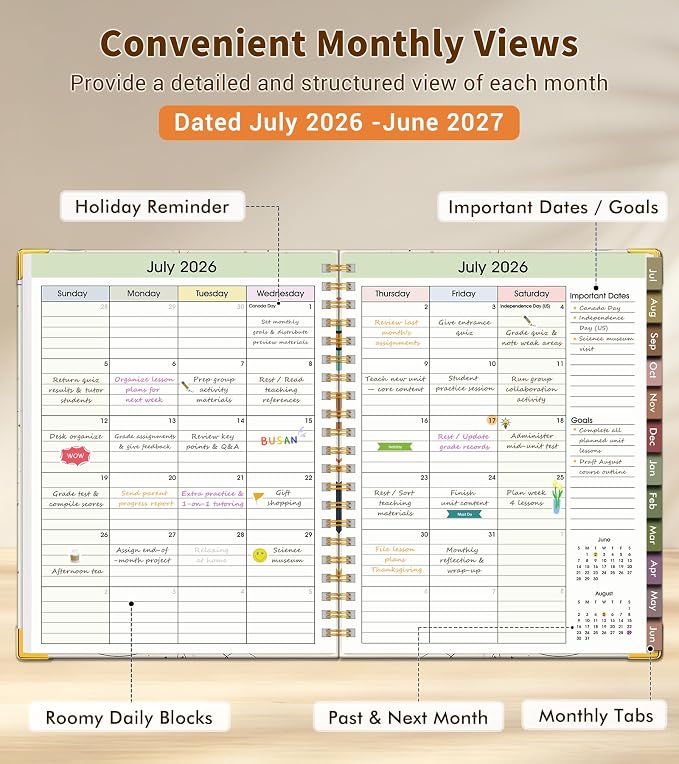 Teacher Planner 2026-2027, July 2026 - Image 2